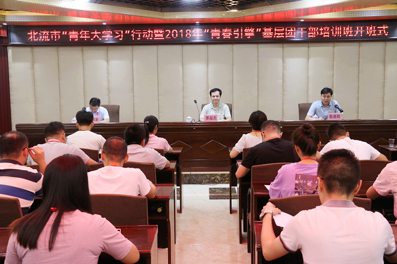 北流市“青年大学习”行动暨2018年“青春引擎”基层团干部培训班圆满结束