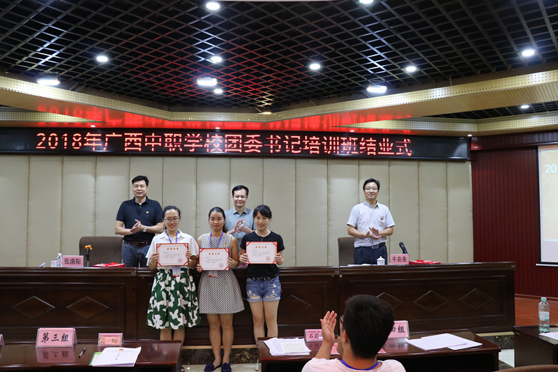 2018年广西团校第三期主体班—广西中职学校团委书记培训班成功举办