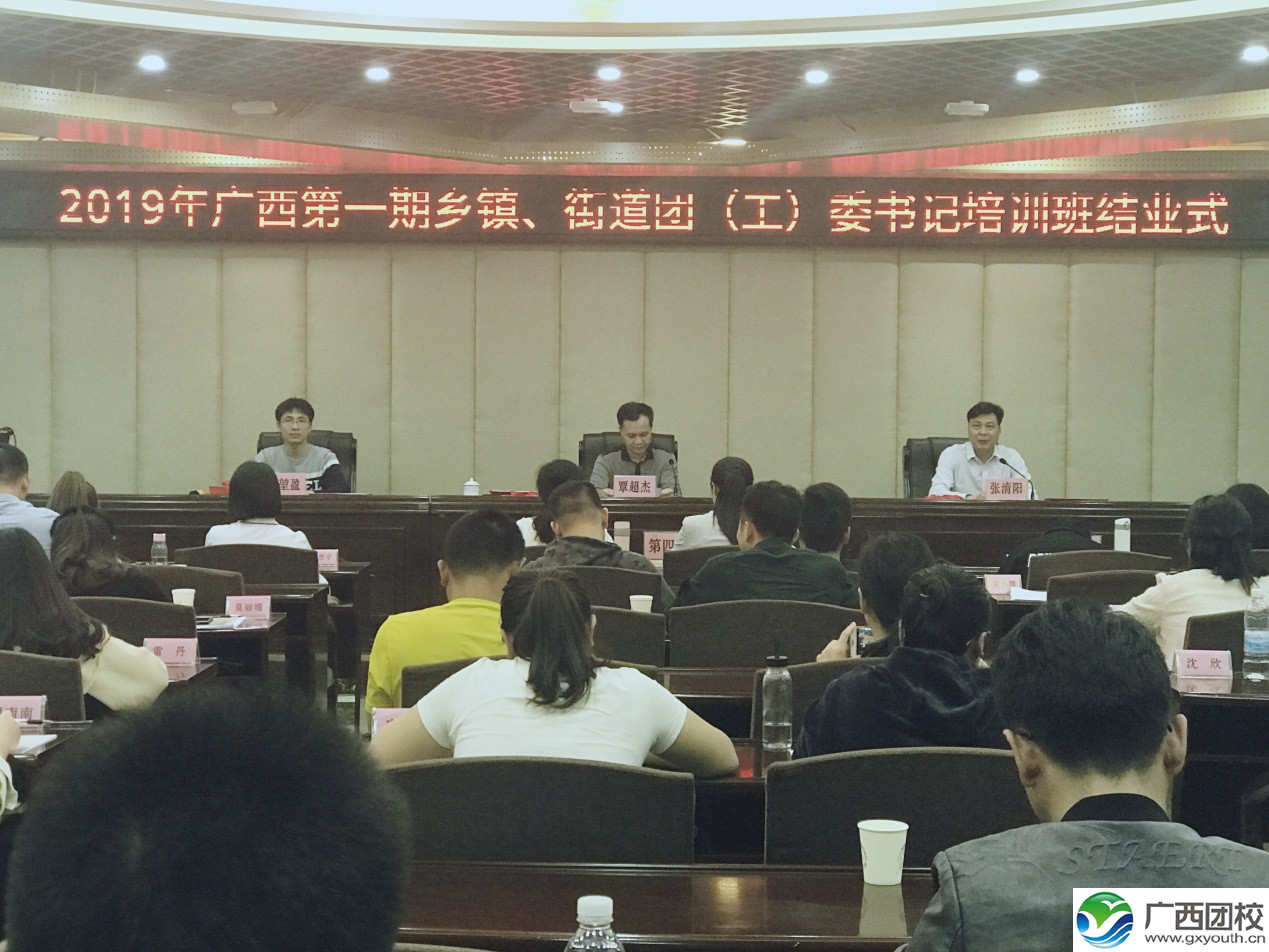 春天之约 学习先行——2019年广西第一期乡镇、街道团（工）委书记培训班在我校举办