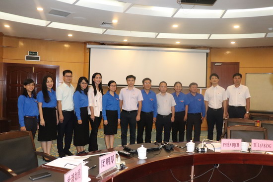 中国广西-越南胡志明共青团工作经验交流会在我校举行