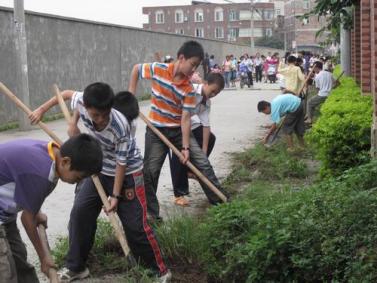 创卫行动齐参与 美好家园共创造--南宁市西乡塘