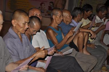 田林县项目办利用远程教育手段搭建红色宣传